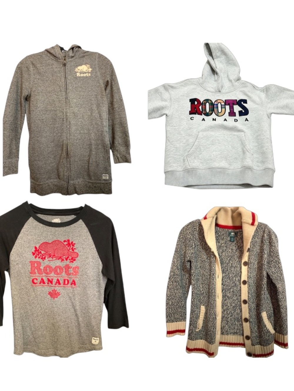 Roots Kids Cozy Autumn 4-Piece Bundle (Sizes XS, M, L / Ages 7-10)